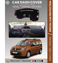 RENAULT KANGOO (2009-2019) Torpido Örtüsü Ön Göğüs Koruma Torpido Koruma Araca Özel Tam Uyum Kaymaz