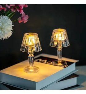 Dekoratif Pilli LED Masa Lambası 12'Li