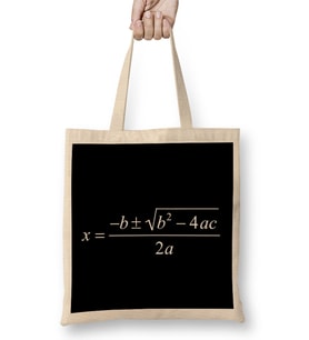 Maths And Science Quadratic Equation Bez Çanta Uzun Saplı