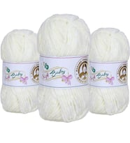 Ören Bayan Soft Baby Kadife Örgü Ipi 100 Gr. 502 3 Adet