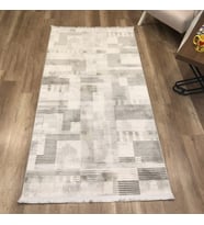 Hoom Rugs Thema 9403 Gri Modern Halı (Gri-Melanj)