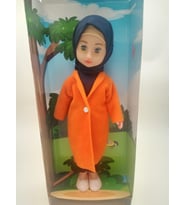 Global Toys Tesettürlü Yeni Meryem Bebek GL100842 (Turuncu)