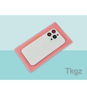 İphone 15 PRO Arka Pil Batarya Kapağı Kapak ( Full Kamera Lensli ) BEYAZ
