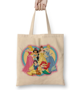 Disney Princesses Are Humans After All 04 Bez Çanta Uzun Saplı