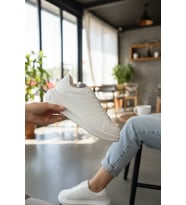 Enoch Kadın Yüksek Tabanlı Ortopedik Sneaker Yürüyüş Ayakkabısı