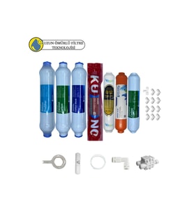 Fluxtek Kapalı Kasa Su arıtma cihaz Sertifikalı 7lı Pera Water mineral Orijinal Lg Kuno mebran
