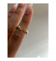 925 Ayar Gümüş Gold Tasarım El Yüzük