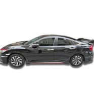 Honda Civic Fc5 Turbo Yan Marşpiyel Seti Mat Siyah Plastik