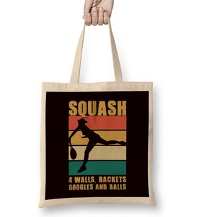 Vintage Squash Player Racket Indoor Tennis Match Trainer Bez Çanta Uzun Saplı
