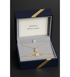 925 Ayar Papatya Silver Baget Taşlı Kolye Bileklik Set.rose.gold.rodaj