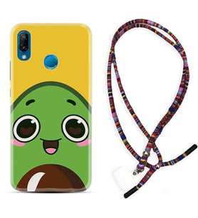 Huawei P20 Lite Mate 10 20 Lite Pro P40 Lite KılıfBoyun Asklı Rasta Silikon Avo Şekerto 1626