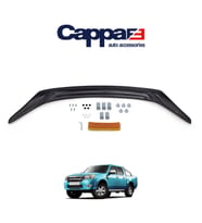 CAPPAFE Ford Ranger Ön Kaput Koruyucu Rüzgarlık 4mm Parlak Siyah 2009-2011