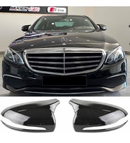 Mercedes E W213 Batman Yarasa Ayna Kapağı Piona Black ABS 2017 ve üzeri