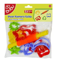 Bu-Bu Oyun Hamuru Kalıbı Merdaneli 13 Parça BUBU-HK0011