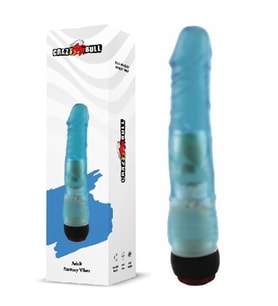 Pretty Love Crazy Bull 18 Cm Dildo Mavi Jel Titreşimli Vibratör Penis