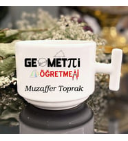 Geometri Öğretmenlerine Özel T Kulplu Nescafe Fincanı