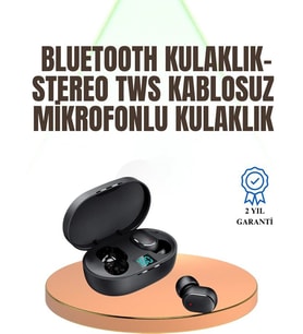 Kablosuz Kulak İçi Bluetooth Kulaklık Stereo Dokunmatik Kontrollü Kulaklık