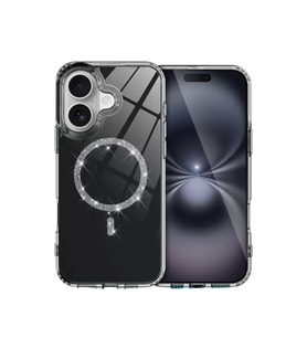 İphone 16 Live Diamond Kapak - Siyah