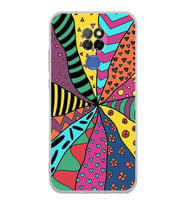 PrintiFy General Mobile GM 20 ile Uyumlu Retro Color 4  Kamera Korumalı Şeffaf  Kılıf