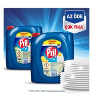 Pril Klasik Limon Bulaşık Sıvısı 4 Kg -1 ADET (Kırmızı)