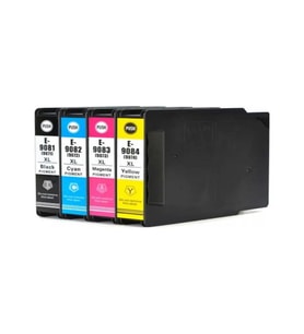 Photo Print®  Epson T9081 T9082 T9083 T9084 4 Renk Mürekkep Kartuş Seti (Çok Renkli)
