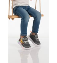 Ruffon Füme Cırtlı Işıklı Hafif Unisex Çocuk Spor Ayakkabı 1015 P