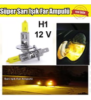 H1 JDM Süper Sarı Işık Far Ampul 12V 100W-55W