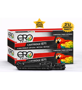 Canon i-SENSYS MF272dw Çipli Muadil Toner - 1200 Sayfalık - 2'li Avantaj Menü