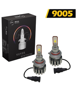 Mega Oto Market Slim Led Silver Edition Xenon Far Lambası Beyaz Renk 2S 9005 Soket ile Uyumlu