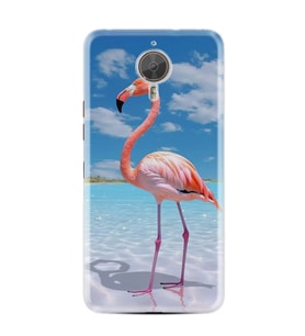 GM5 Plus Kılıf HD Resim Baskılı Okaynus ve Flamingo StKd -093