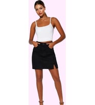 Kadın Denim Mini Etek Yüksek Bel Pamuk Casual Stil Günlük Kullanım Yaz Aylarının Vazgeçilmezi