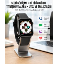 Dokunmatik Ekran Akıllı Saat Tema Değiştirme Şık ve Modern Unısex