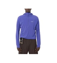 Salomon SENSE AERO HYBRID Erkek Outdoor Çeyrek Fermuarlı Polar Üst LC2639200 Mor
