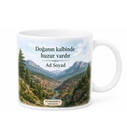 Gündoğmuş Doğa Manzarası Antalya Hatırası Kupa Bardak Hediye