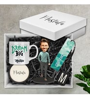 Motto Gift Erkeklere Özel Tasarım Karikatür Biblolu Hediye Kutusu 112986