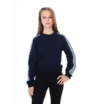 Toontoy Kız Çocuk Baskılı Sweatshirt (Lacivert)