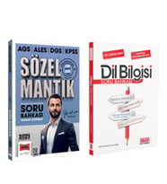 Yargı Yayınları 2025 AGS ALES DGS KPSS Sözel Mantık ve AKM Dil Bilgisi Soru Bankası Seti 2 Kitap