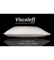 2li Visco Dolgulu Ortopedik Visco Yastık Eko Paket