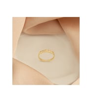 ZİNCİR MODEL YÜZÜK TAŞLI (Gold)