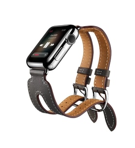 Ally Apple Watch 7-8 41mm 6-5-4 40mm Çift Kayış Kordon Kayış 3-2-1 38mm-(5775) - SSSSSS1189-19