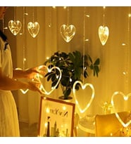 GÜN IŞIĞI SALKIM LED IŞIK KALPLİ SALKIM LED IŞIK GÜN IŞIĞI LED IŞIKLI PERDE IŞIK EKLEMELİ 220 VOLT