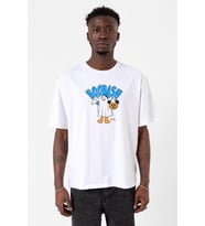 Donal Boobash Halloween Beyaz Erkek Oversize Tshirt