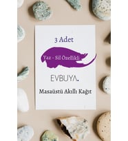 3 Adet Yazılıp Silinebilir A4 Akıllı Kağıt, Çevre Dostu, Masaüstü Pratik Not Alma Yazı Tahtası