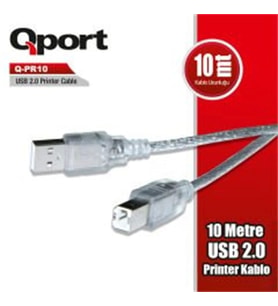 Qport Q-pr10 Usb 2.0 10m Yazıcı Kablosu