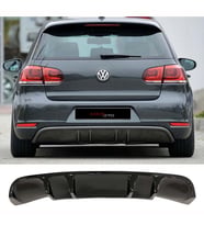 Vw Golf 6 Rieger Difüzör Piona Black Abs Plastik 2008 - 2012 Çıkışsız