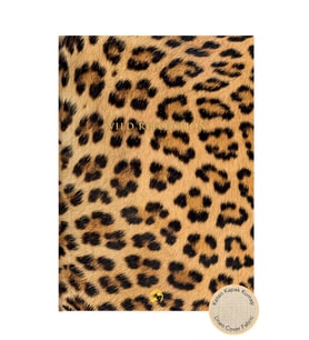 Keten Ciltli Defter Düz Leopar 17x24