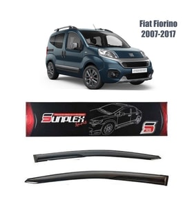 Fiat Fiorino Mugen Cam Rüzgarlığı 2007-2017 arası 2'li  Sunplex (Beyaz)