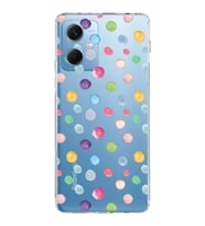 PrintiFy Xiaomi Redmi Note 12 5G ile Uyumlu 1mm Slim Fit Water Color 6 Baskılı Şeffaf  Kılıf