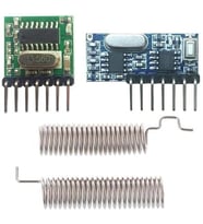 Rx480-E 4 Kanal Antenli 433Mhz Rf Alıcı Verici Learning Code Receiver Uyumlu