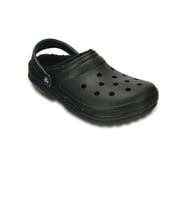 Crocs Classic Lined Clog Uniseks Terlik 203591-060 (Siyah)